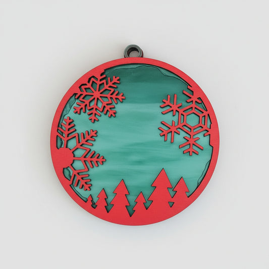 Tree Ornament (Red/Green)