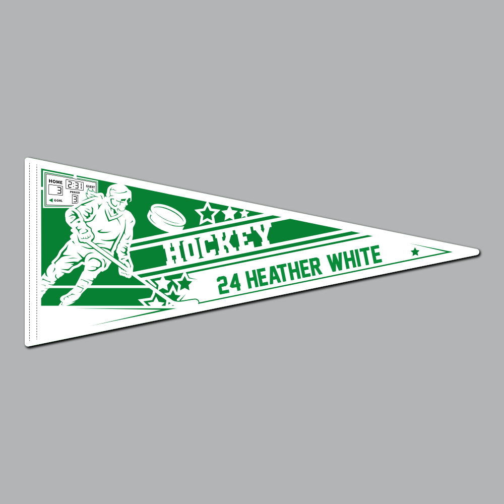 Hockey - Female Pennant Flag