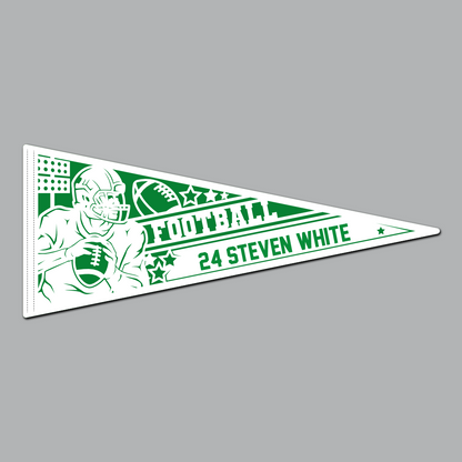 Football - Male Pennant Flag