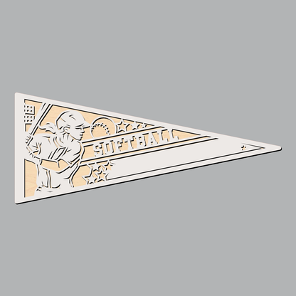 Softball - Female Pennant Flag