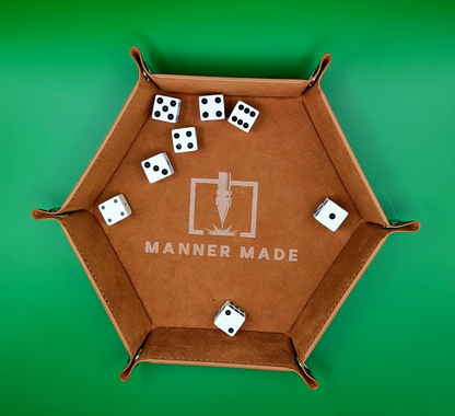 Leather Dice Tray - Friends of the Fremont Library