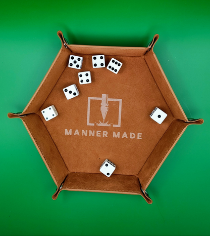 Leather Dice Tray - Friends of the Fremont Library