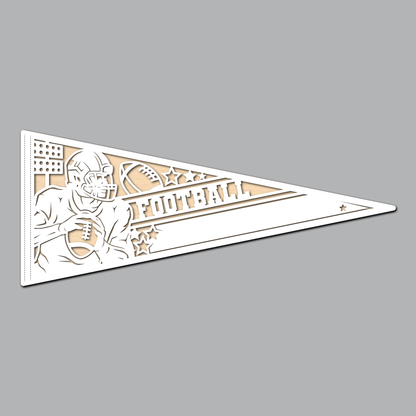 Football - Male Pennant Flag