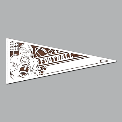 Football - Male Pennant Flag