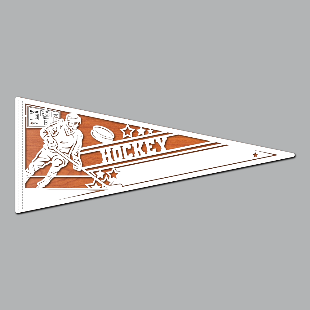 Hockey - Female Pennant Flag