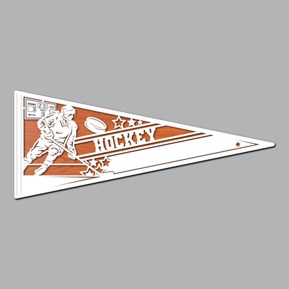 Hockey - Female Pennant Flag