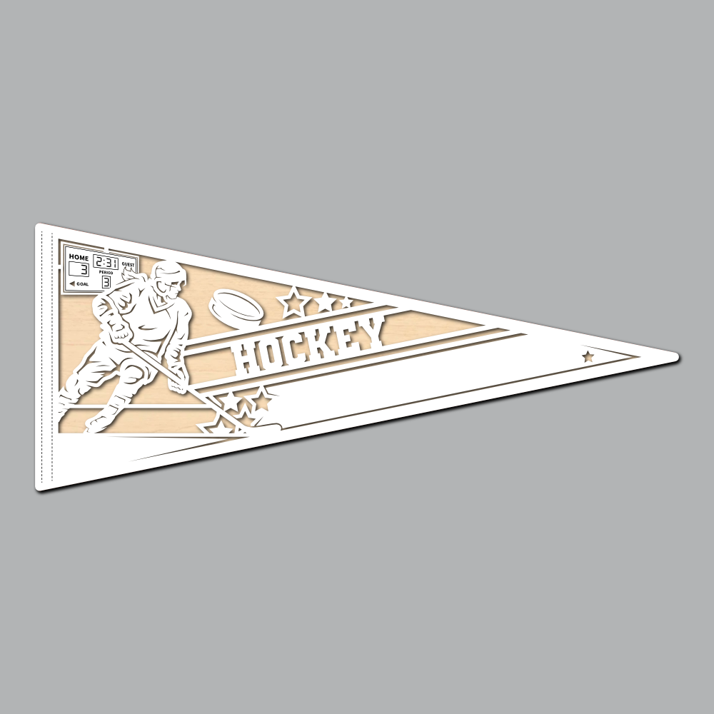 Hockey - Female Pennant Flag
