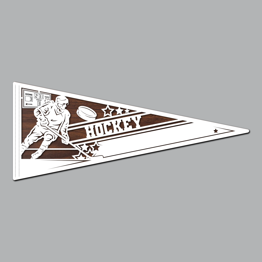 Hockey - Female Pennant Flag