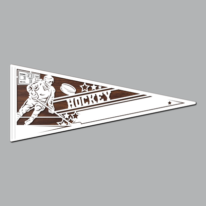Hockey - Female Pennant Flag