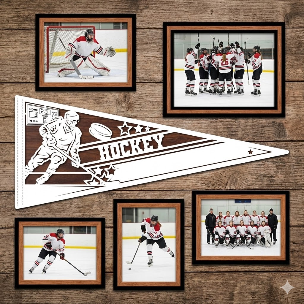 Hockey - Female Pennant Flag