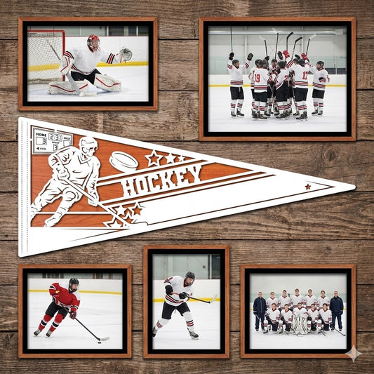 Hockey - Male Pennant Flag