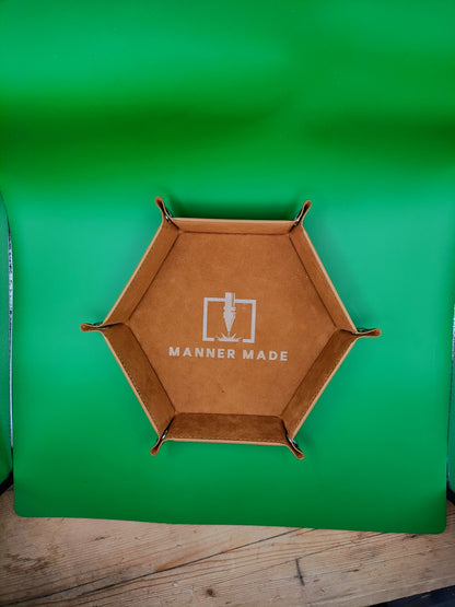 Leather Dice Tray - Friends of the Fremont Library